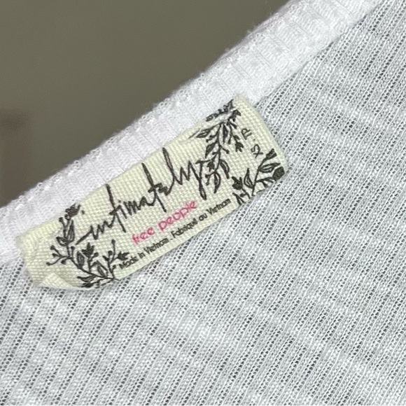 Free People - White Flare Tank Top - Picture 3 of 4